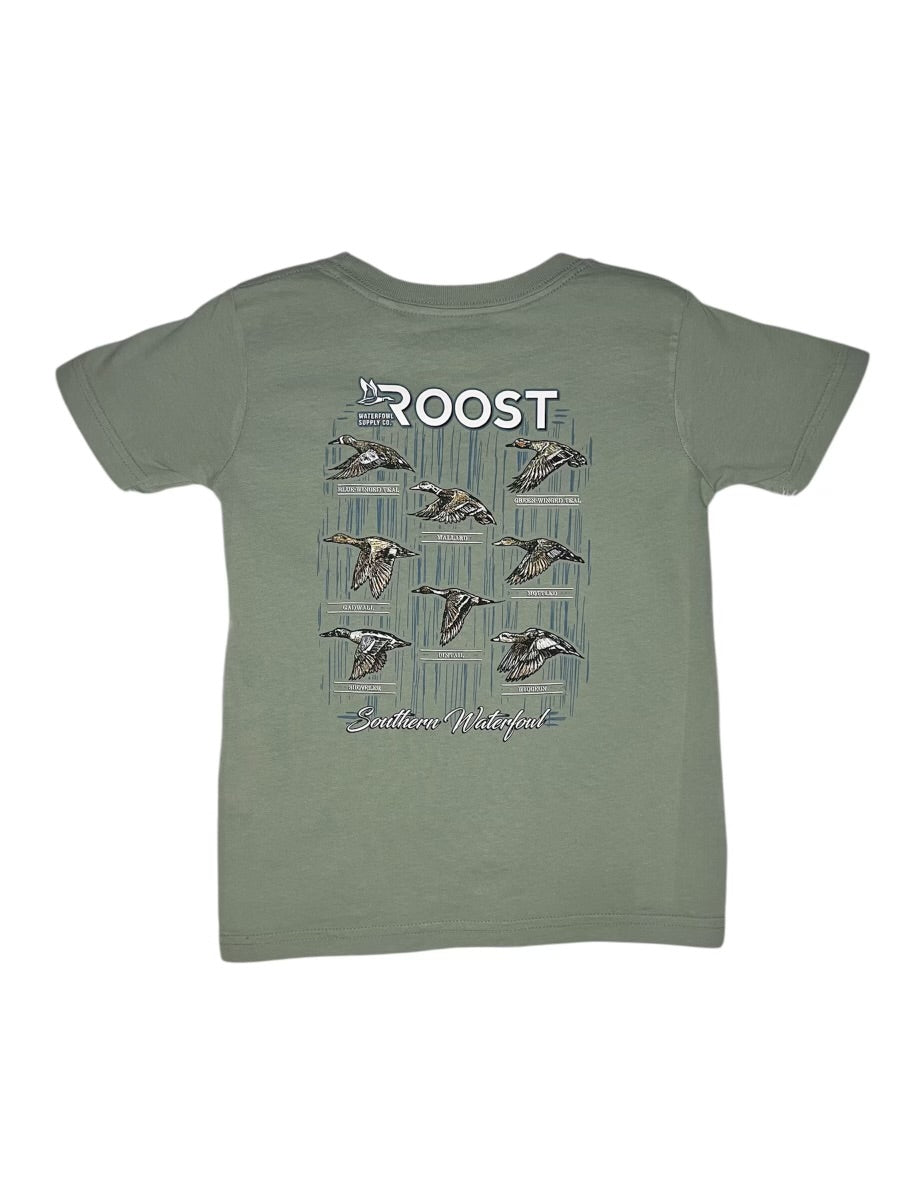 Youth Roost Southern Waterfowl youth t-shirt - Bay