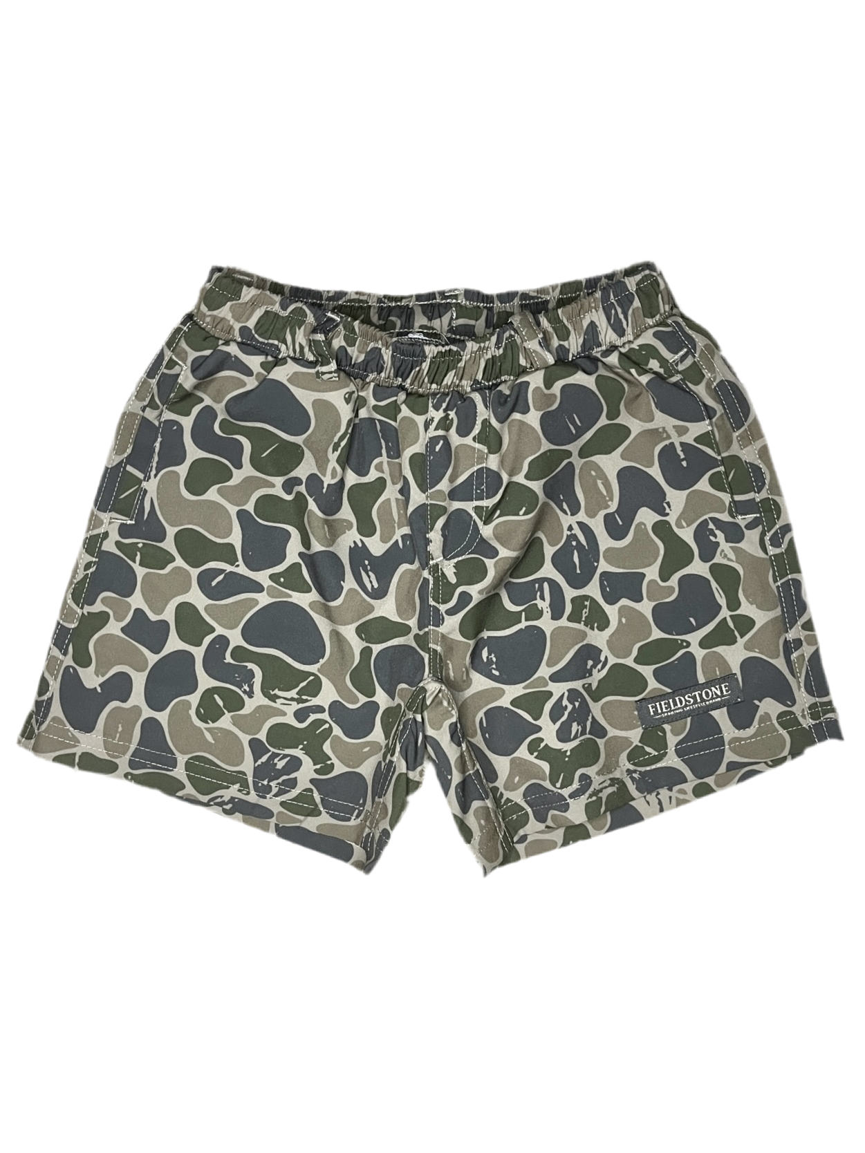 Youth Backwoods Camo Shorts