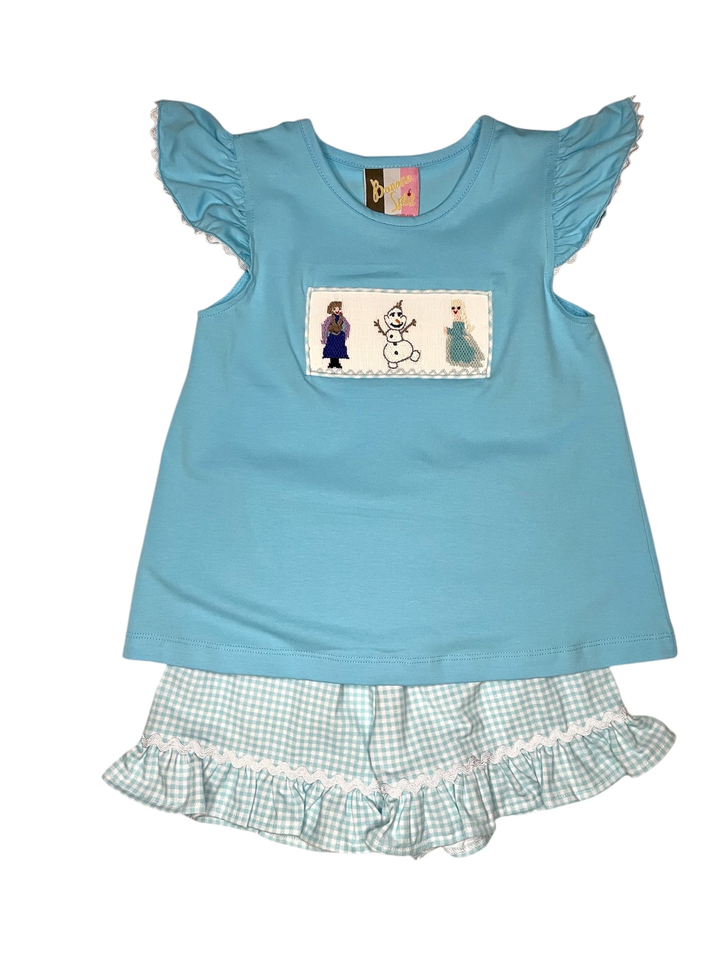 Ice Princess Smocked Short Set