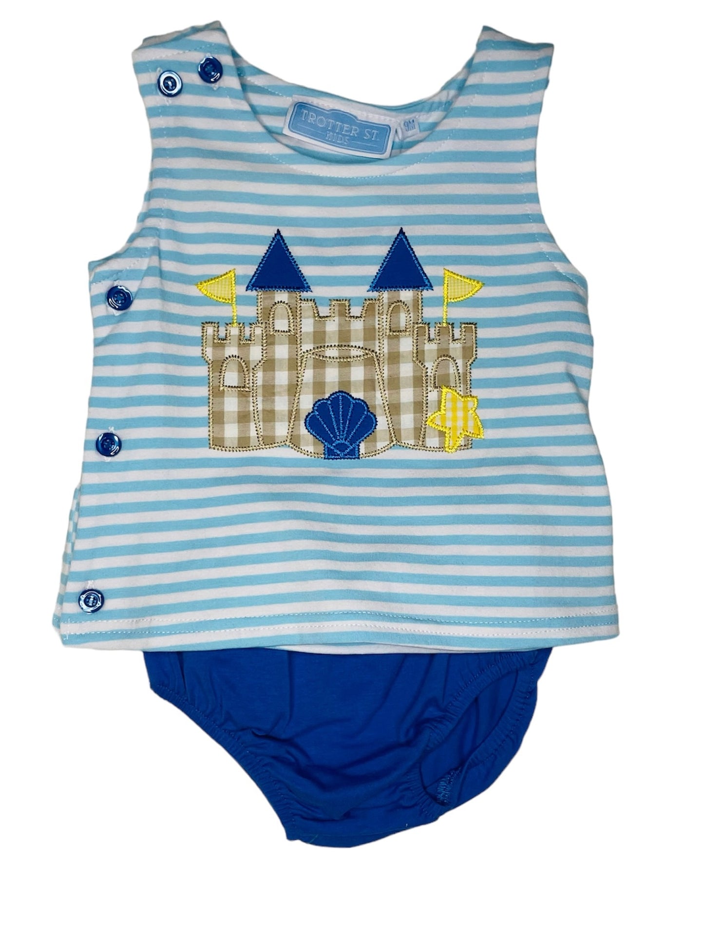 Sand Castle Boy's Diaper Set