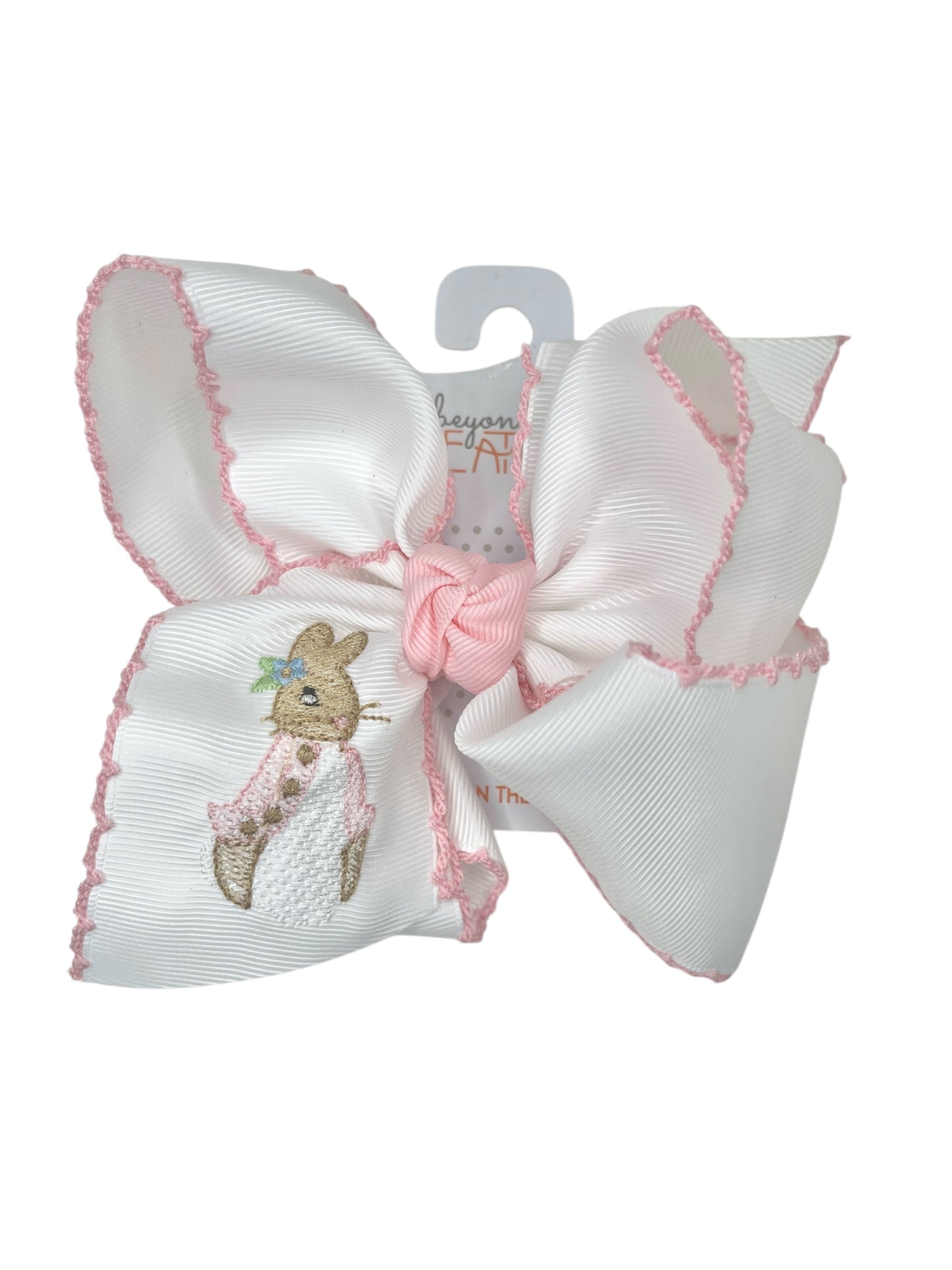Peter Rabbit 5.5" bow - pink