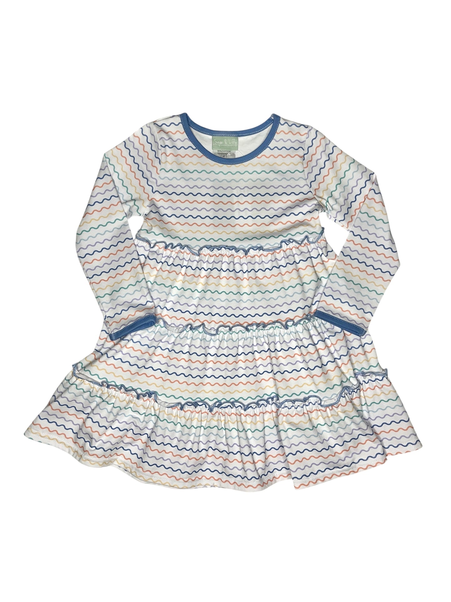 Sage & Lilly Twirl Dress-Waves