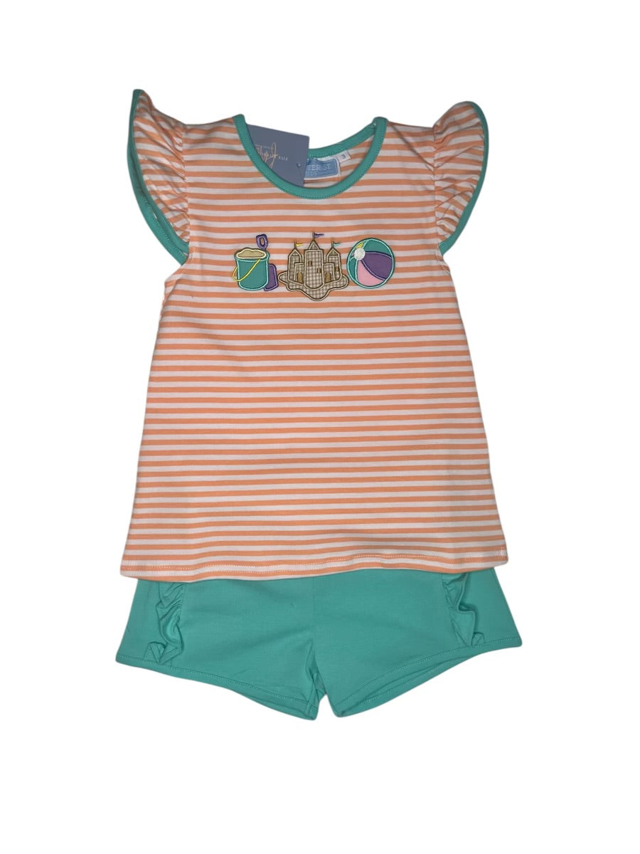 Sandcastle Girls Trio Flutter Short Set