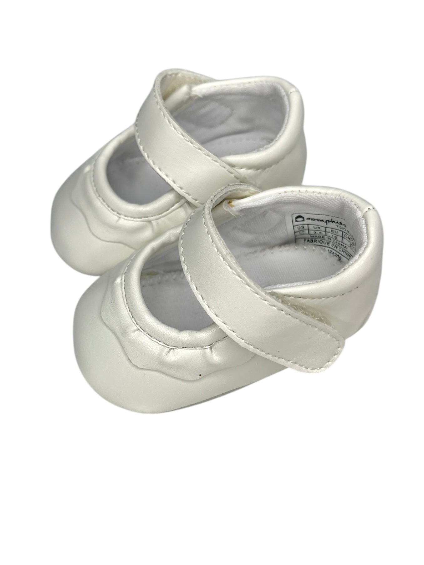 Amina Crib White Shoes