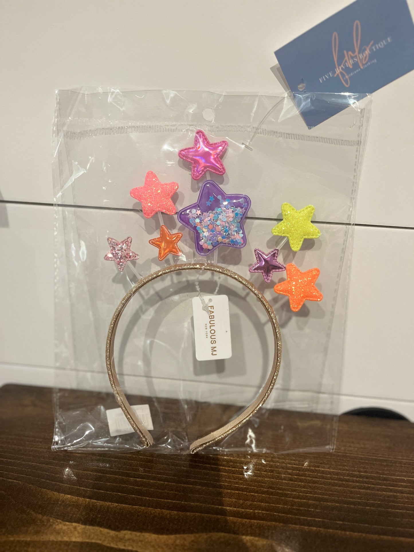 Star Topper Glitter Headband