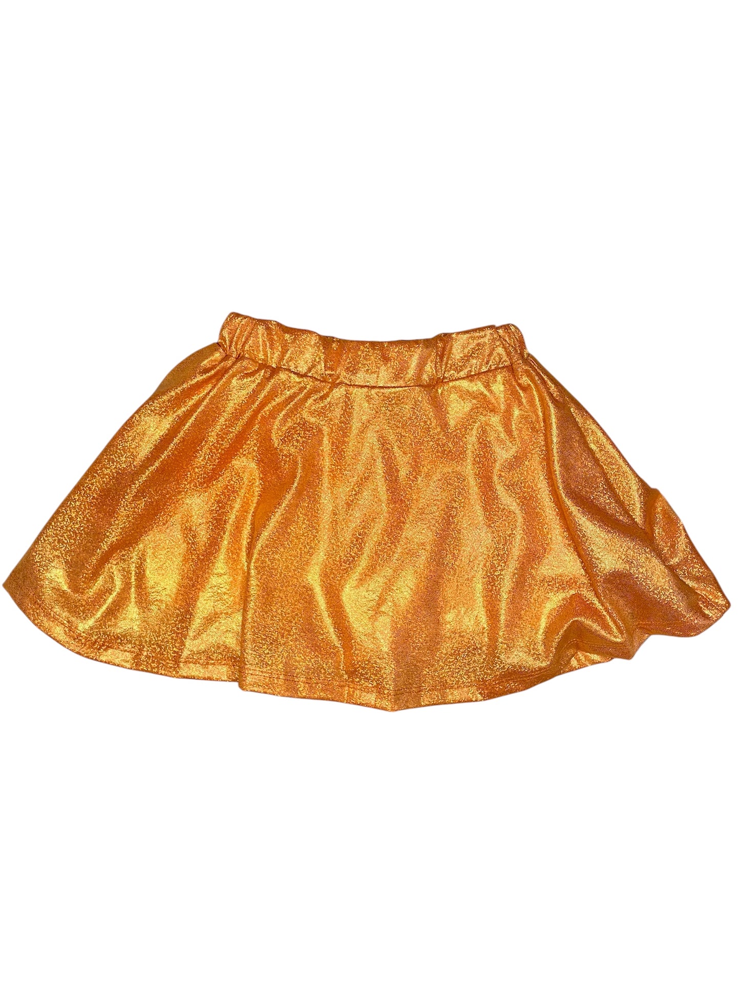 Emma Jean- Blakely Orange Sparkle Skort