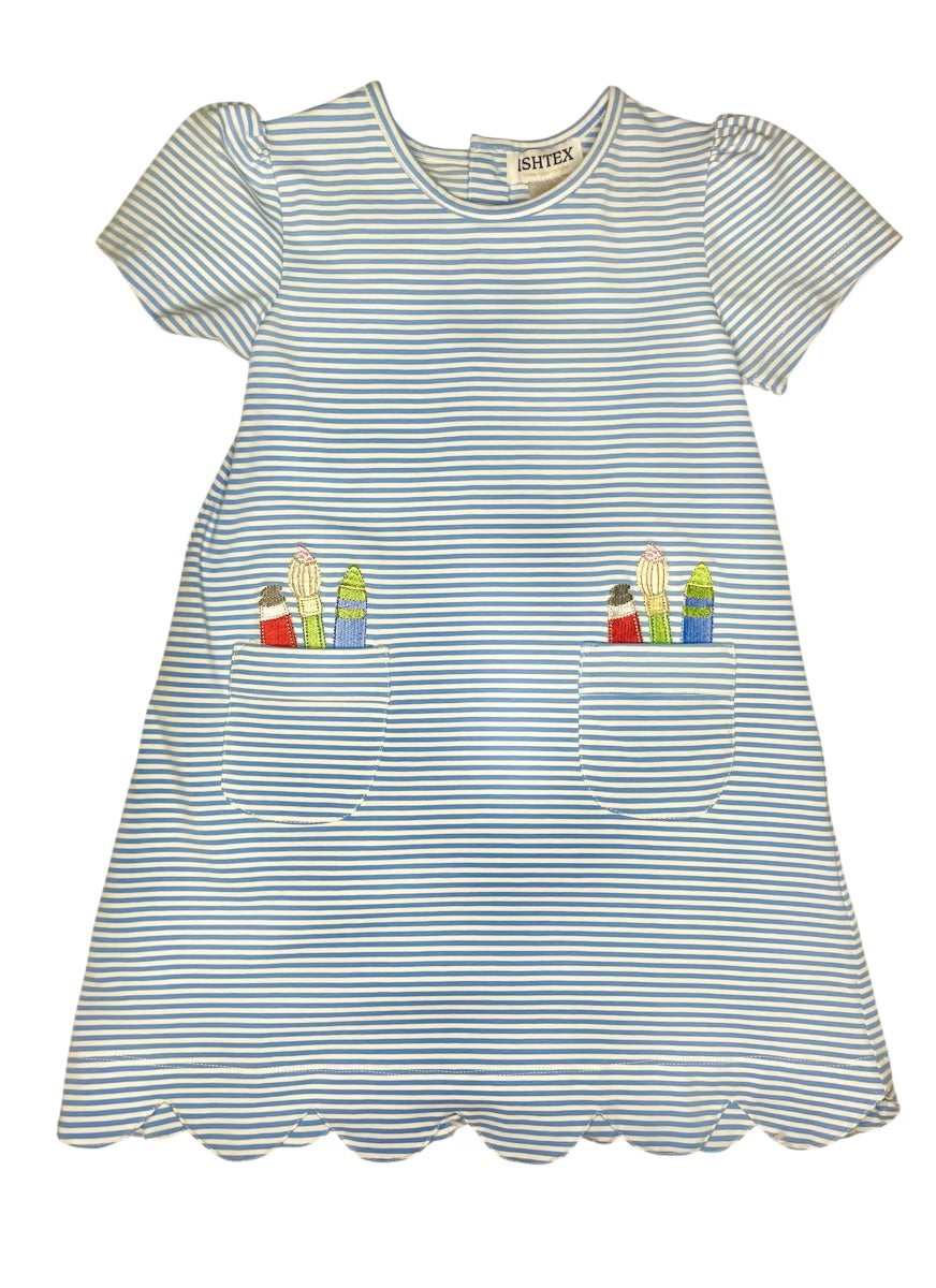 Artist Girl's A-Line Dress