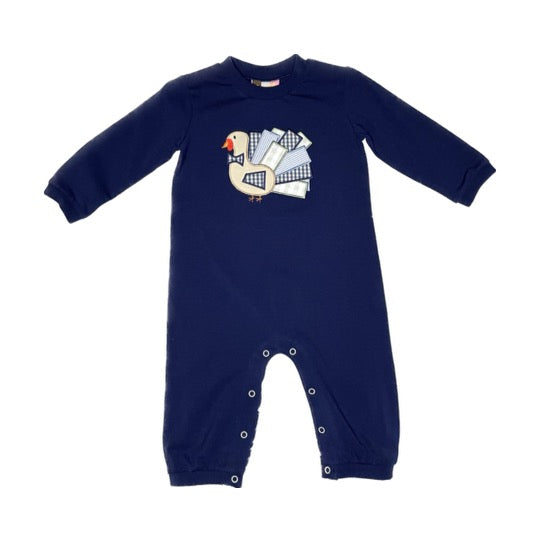 Turkey Applique' Boys Romper