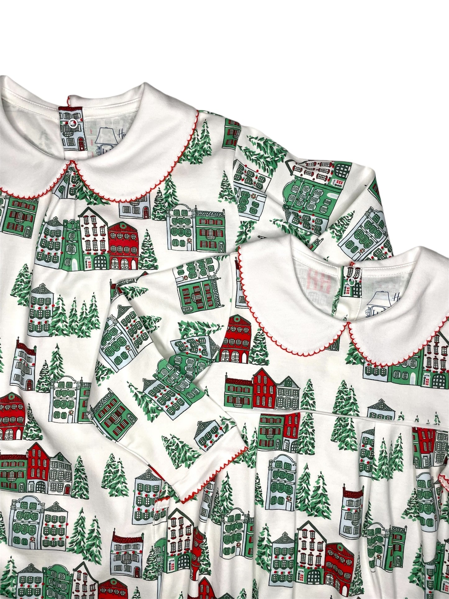 Twirling Christmas Houses Dress