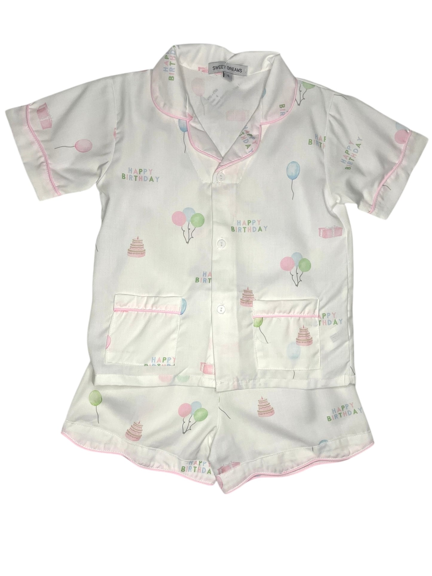 Happy Birthday Girl Pajamas