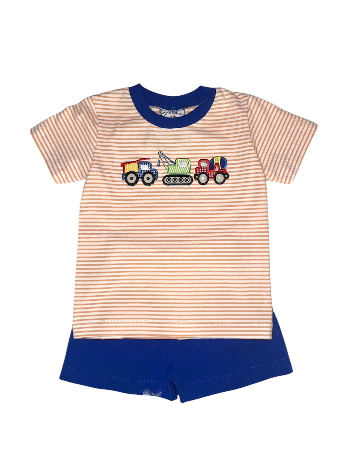 Construction Boys Short Set