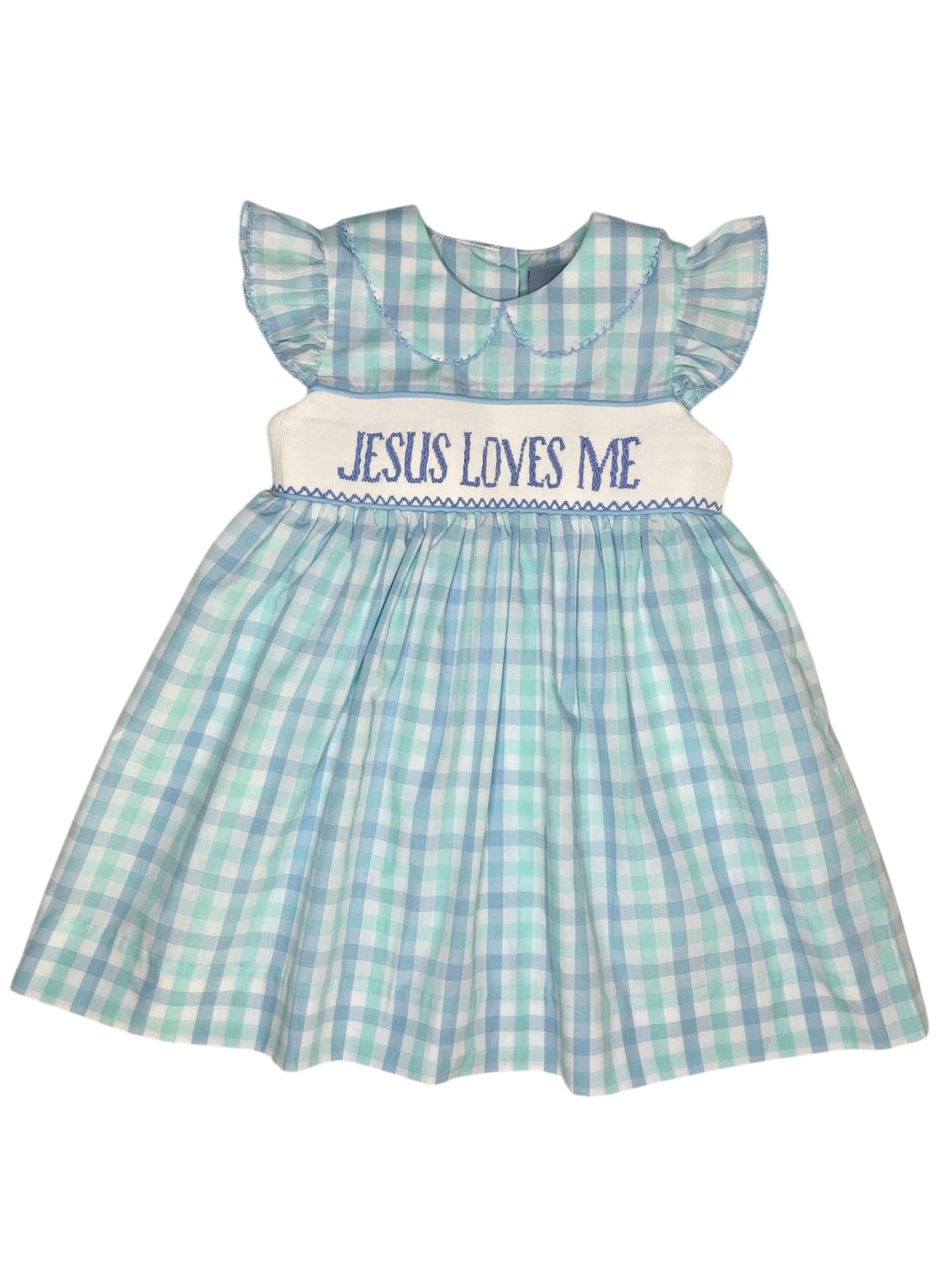 Jesus Love Me Smocked Dress
