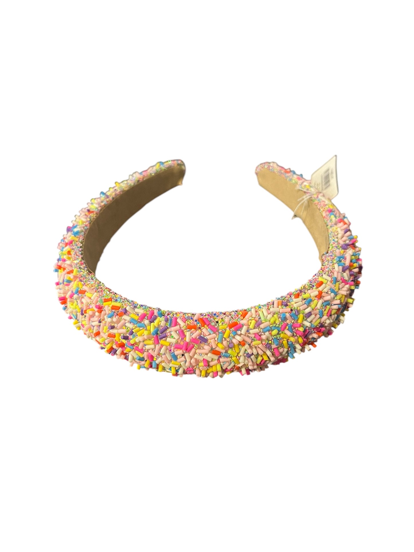confetti beaded headband