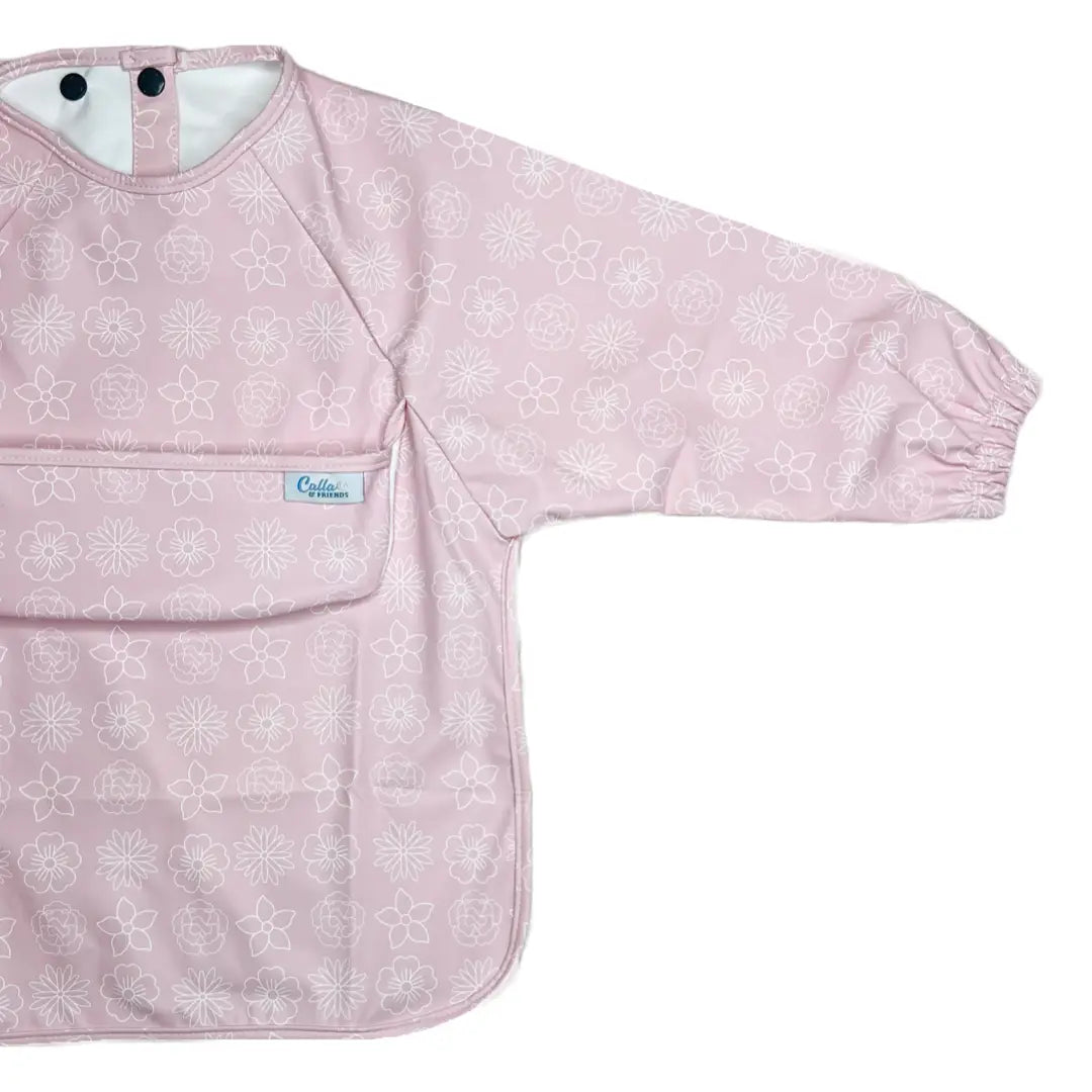 Grayson Long Sleeve Bib Blossom Petal Pink 6m - 3y
