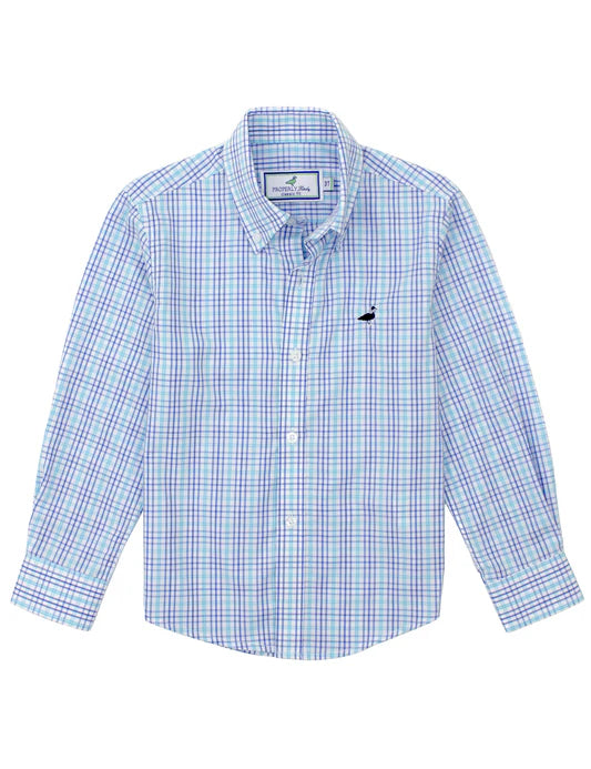 Properly Tied Boys Seasonal Sportshirt Deane Check