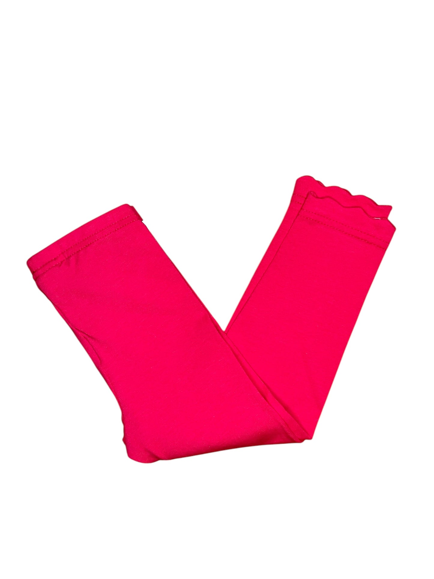 Scallop Leggings - Red