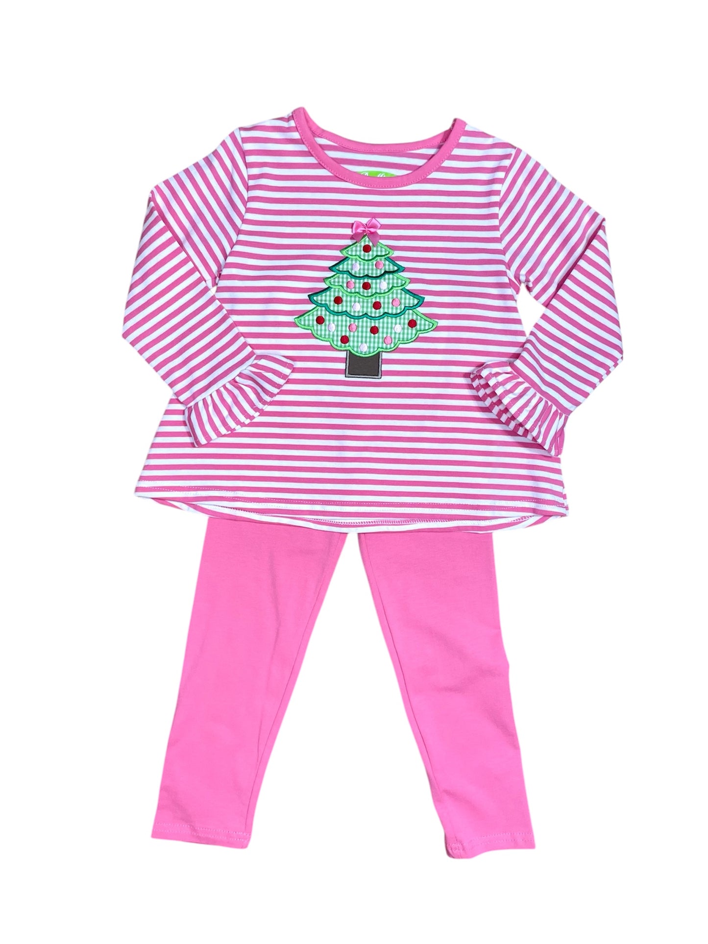 Christmas Tree Girls Pant Set