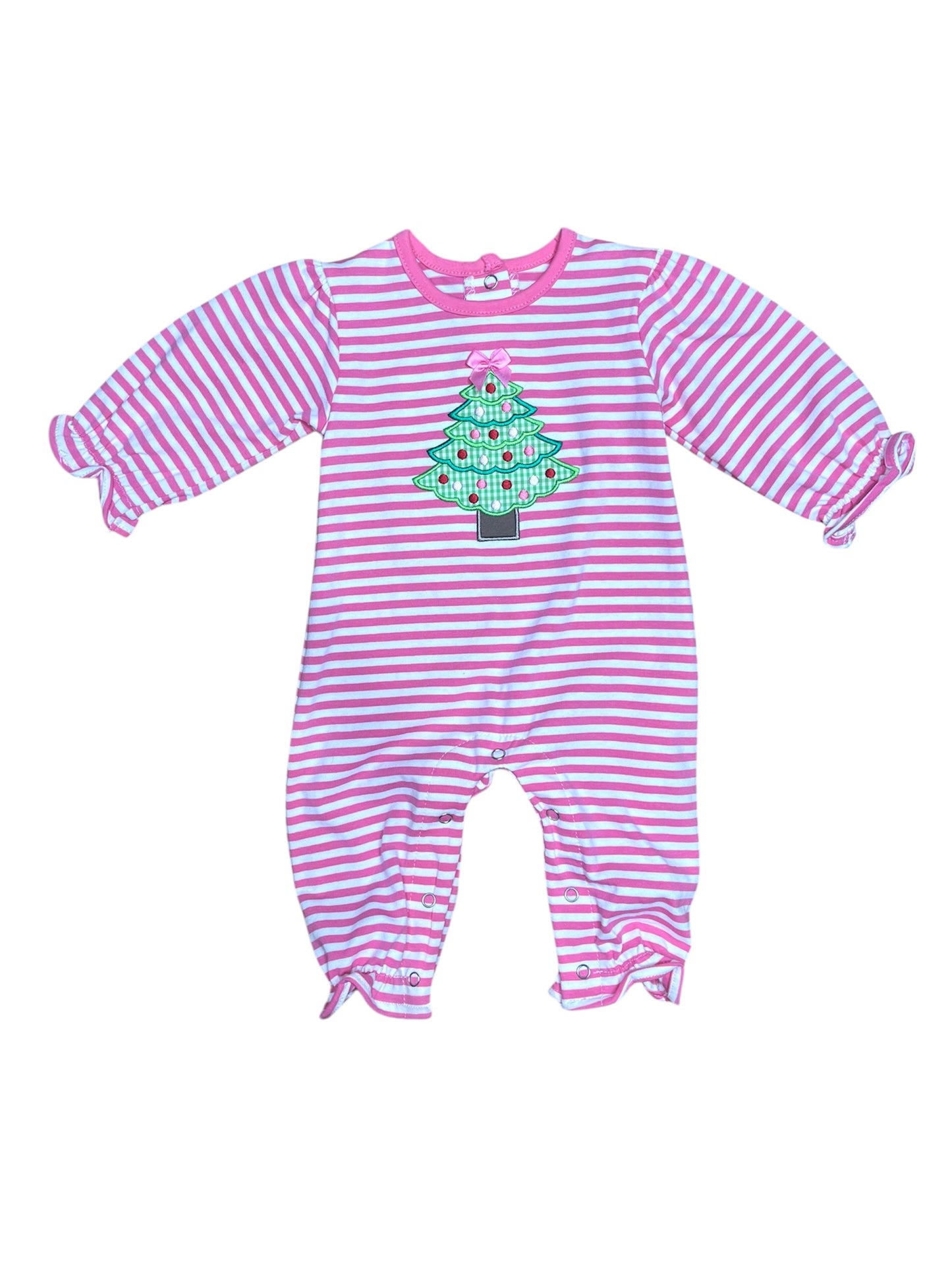 Christmas Tree Girls Romper