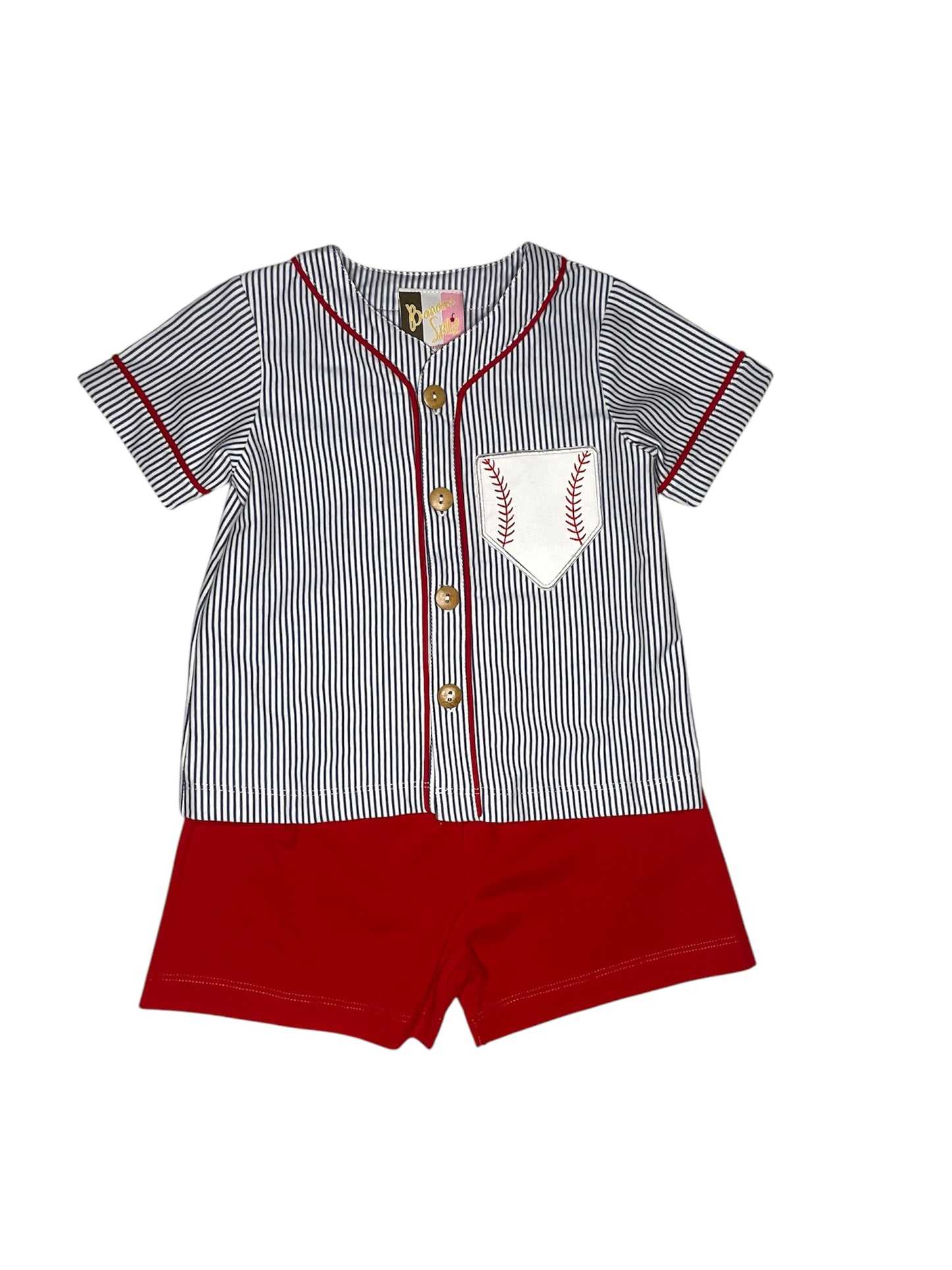 Play Ball Boys Short Set