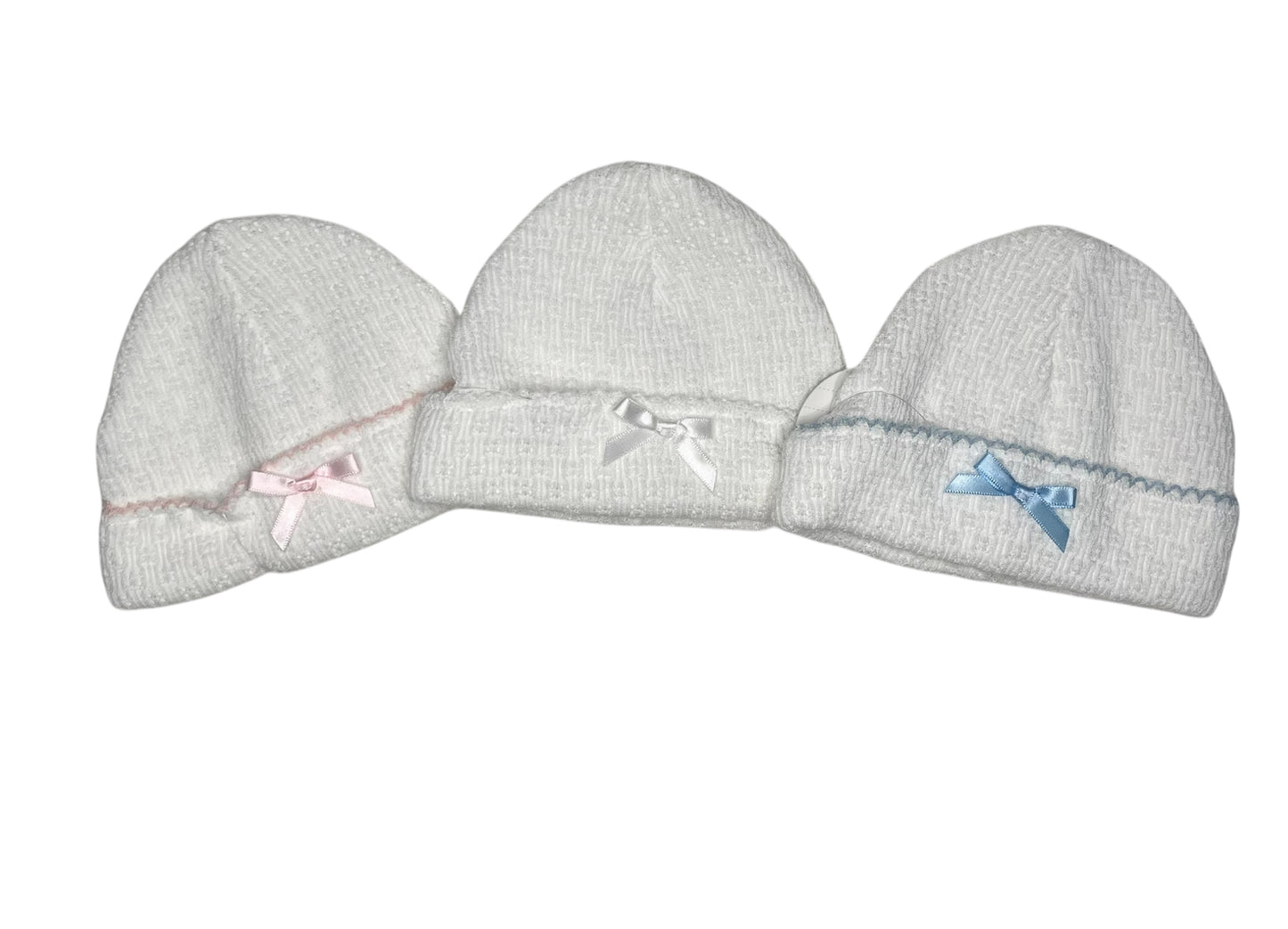 White Saylor Cap w/bow