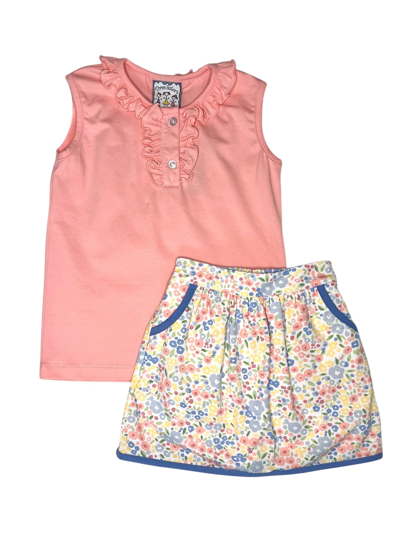 Fancy Me Floral Skort Set