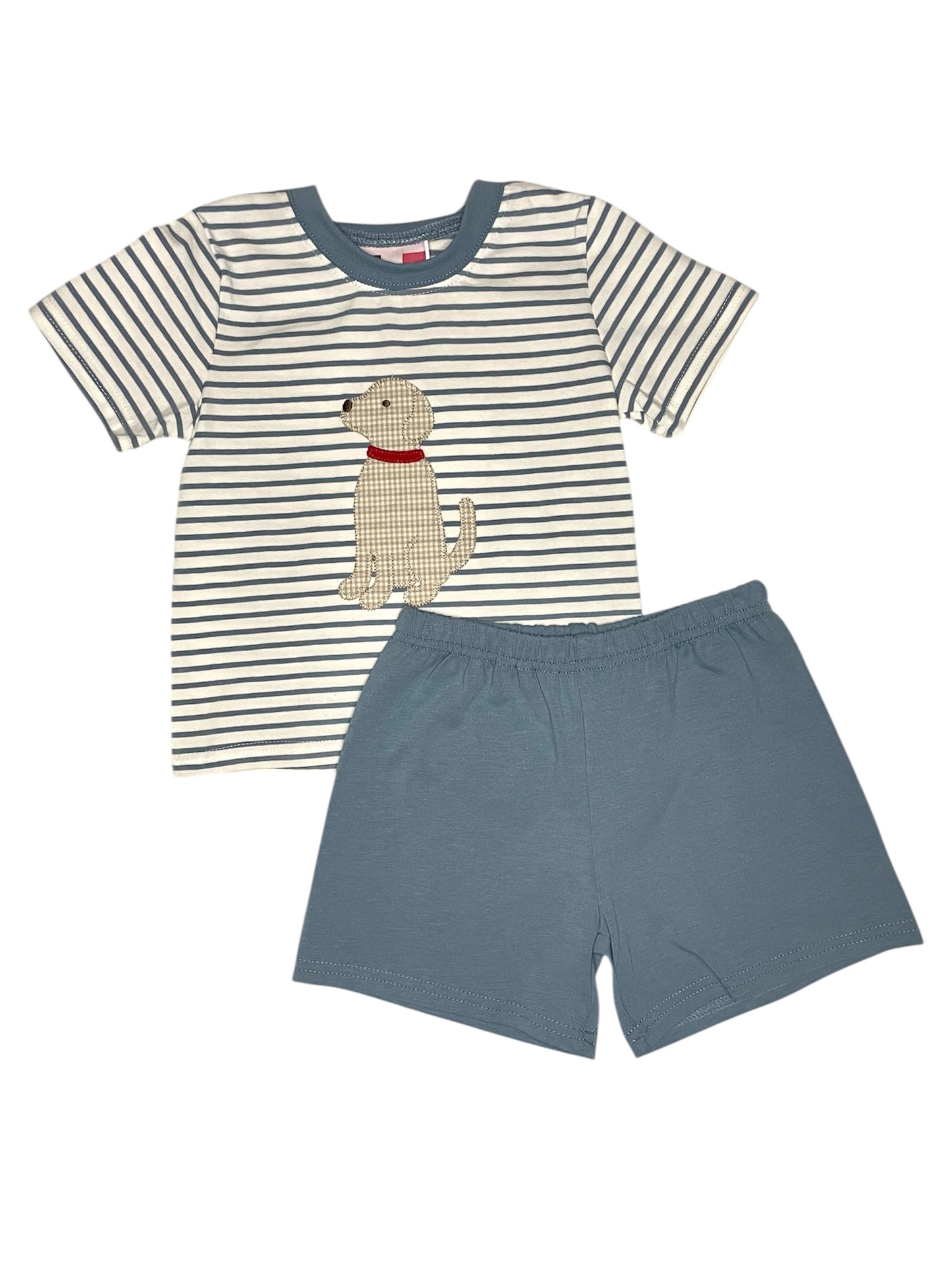 Puppy Applique' Boys Short Set