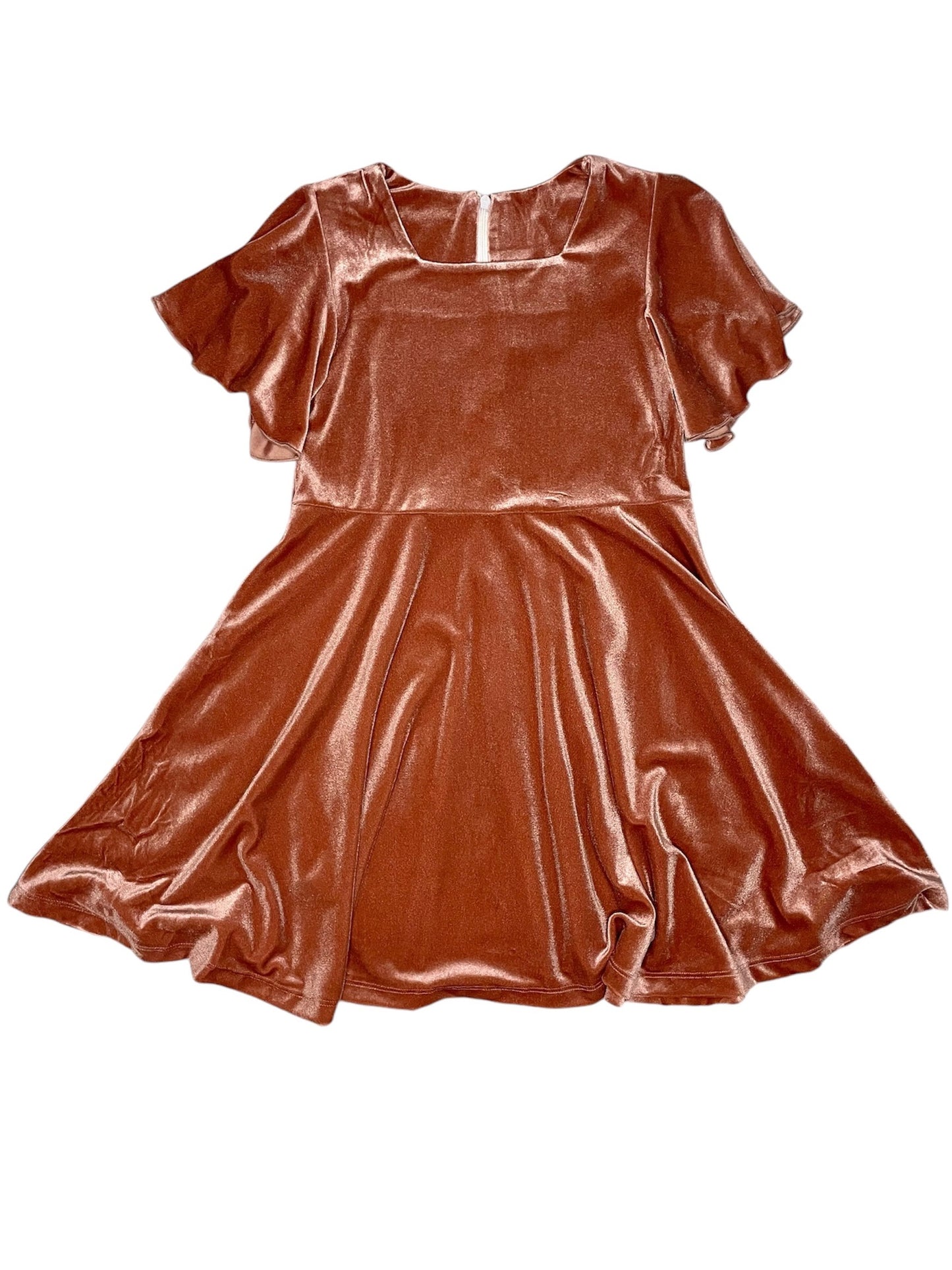 Addison Velvet Dress - Blush