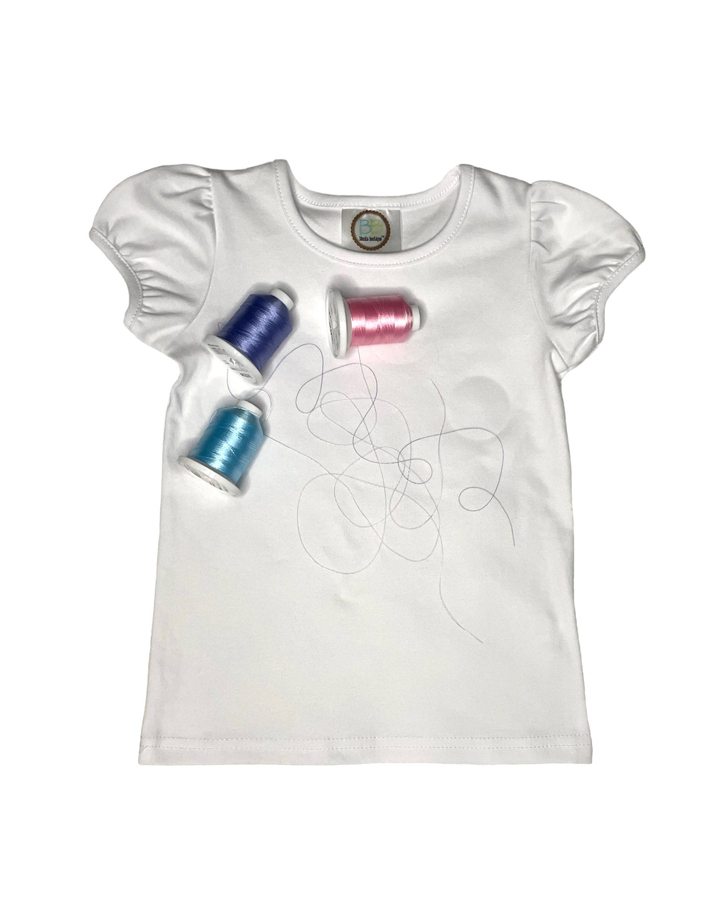 Girl's Short Sleeve Ruffle Tee