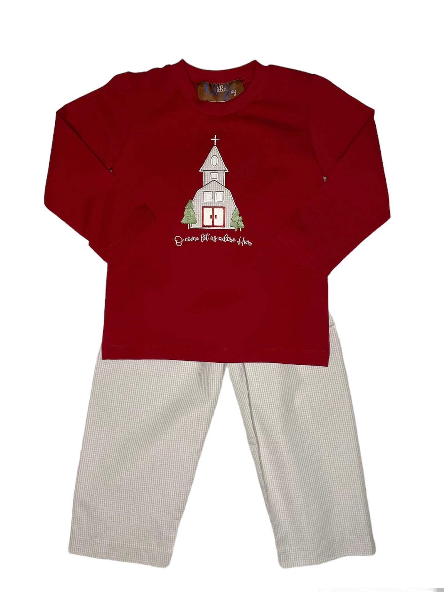 Oh Come Let Us Adore Him Boys Pant Set