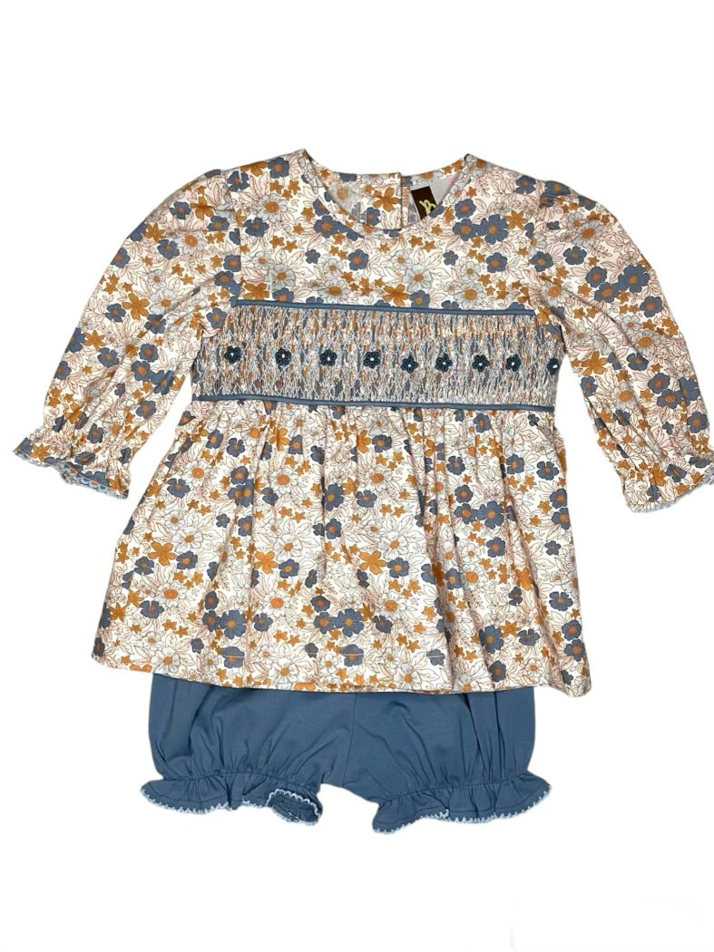 Freshly Picked Smocked Bloomer Set