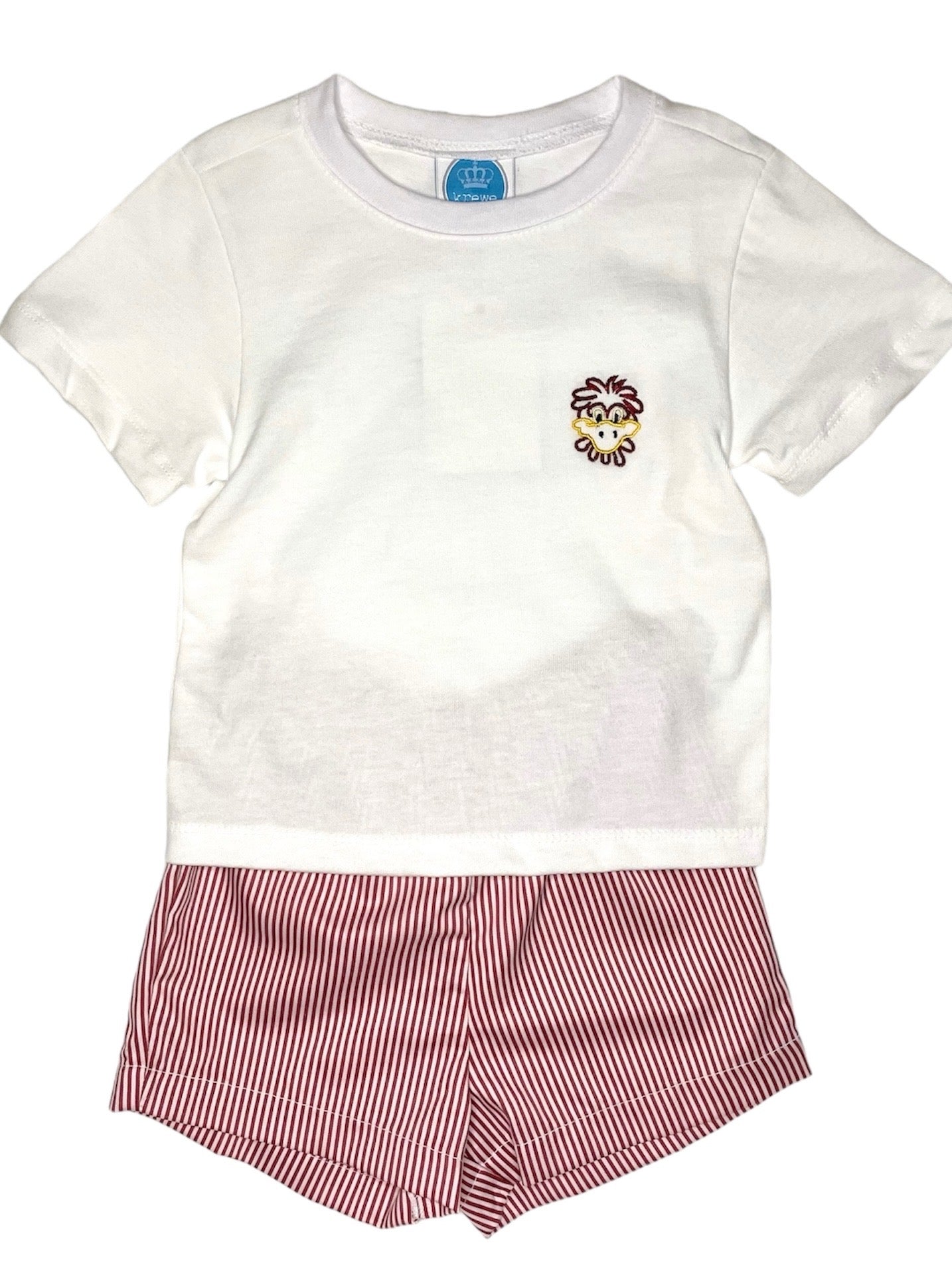 Spurs Up Embroidered Short Set