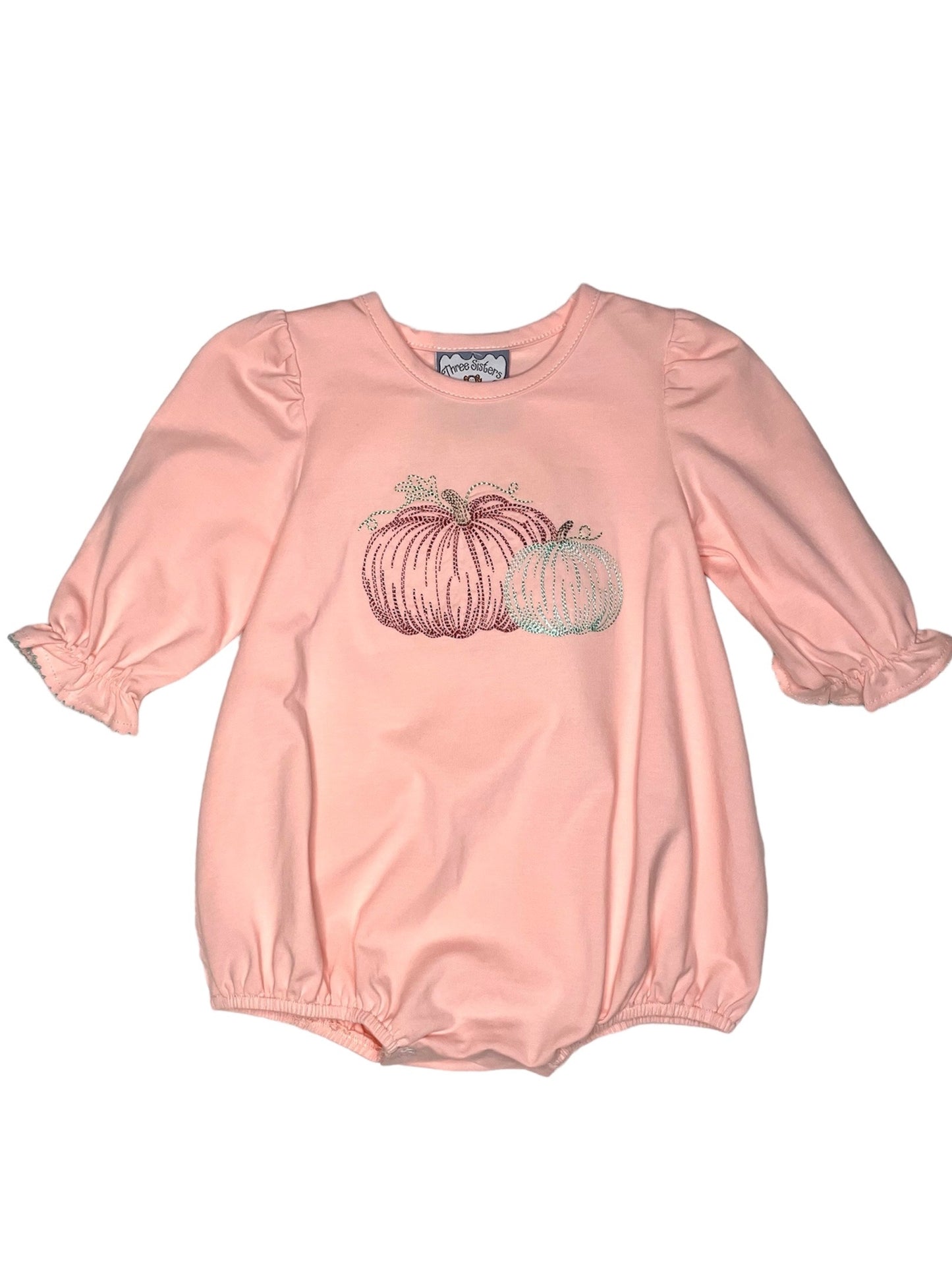 Pumpkin Embroidered Bubble