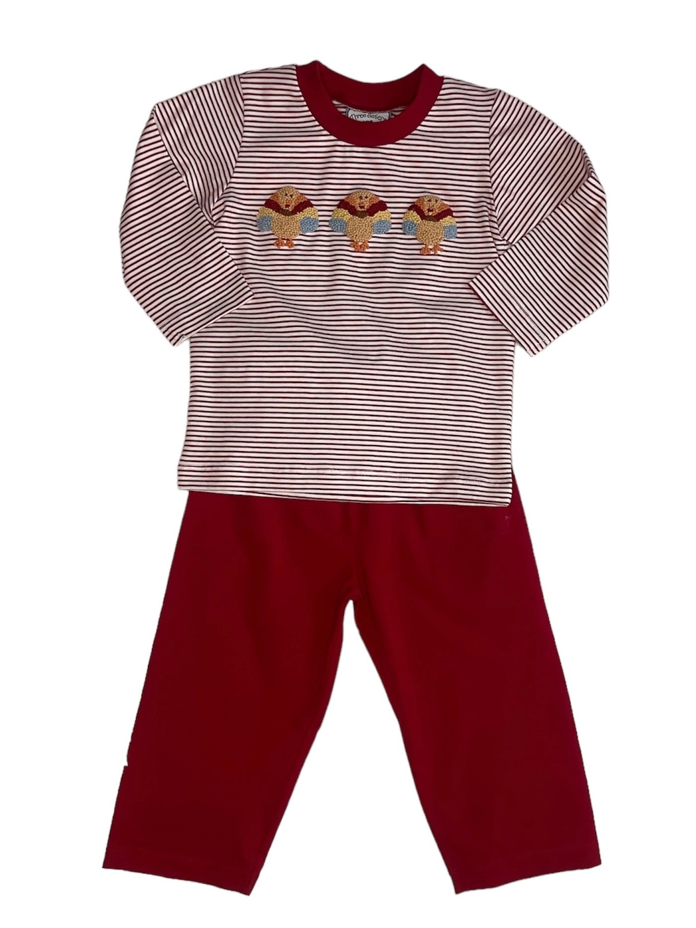 Turkey French Knot Boys Pant Set