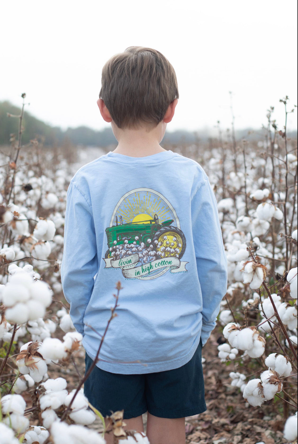 Living in High Cotton Boys T-shirt