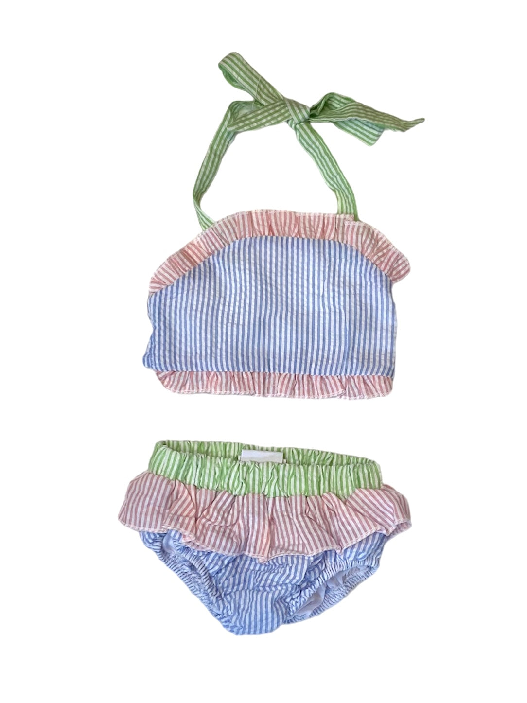 Bayou Blanks Seersucker Girl's Swimsuit