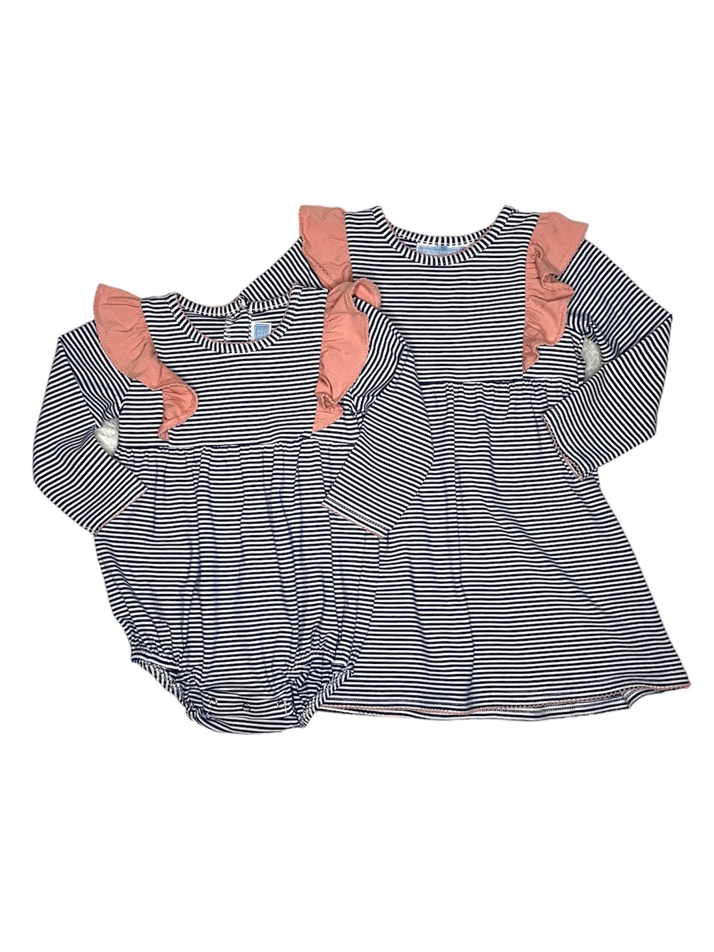 Madison Bubble Blue Stripe w/Mauve