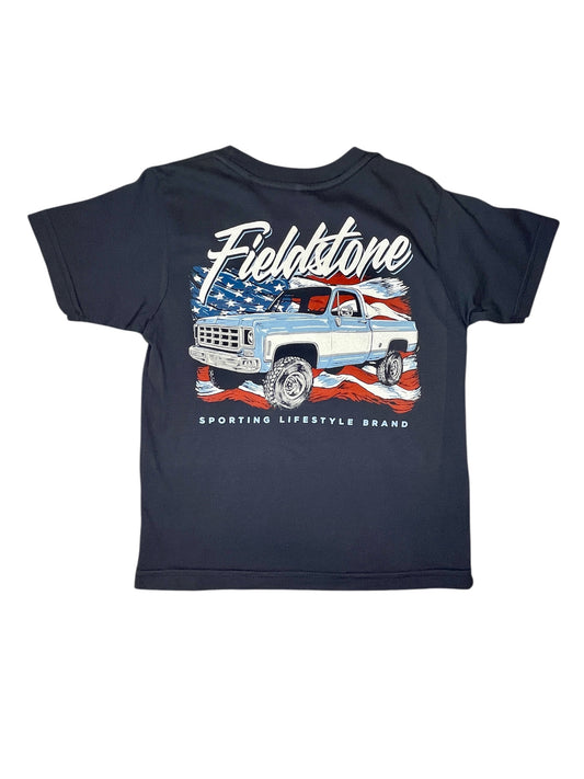 Youth USA Truck T-Shirt - Anchor Slate