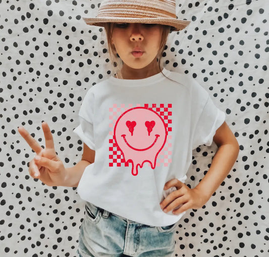 Smiley Girls Youth Graphic Tee