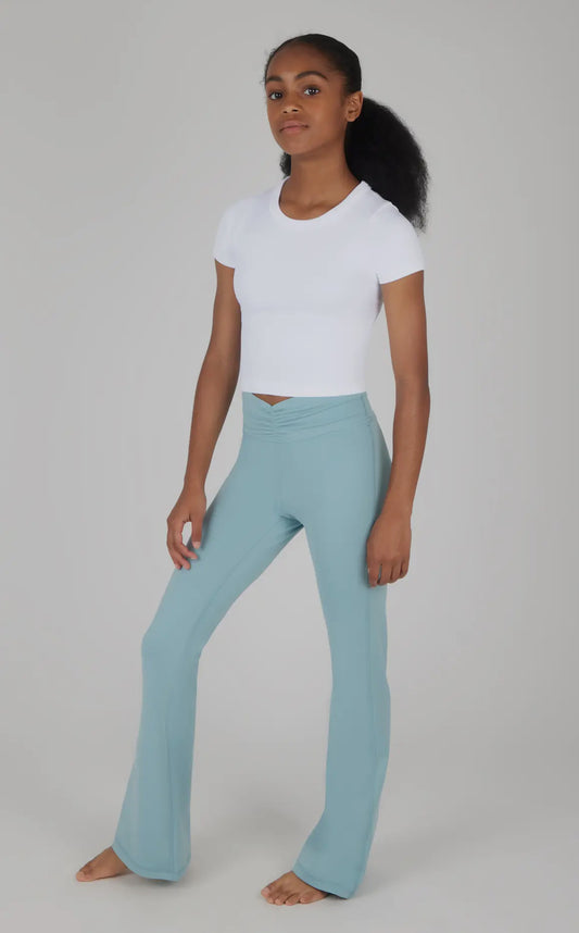 Girl's Flare Leg Leggings -Tourmaline