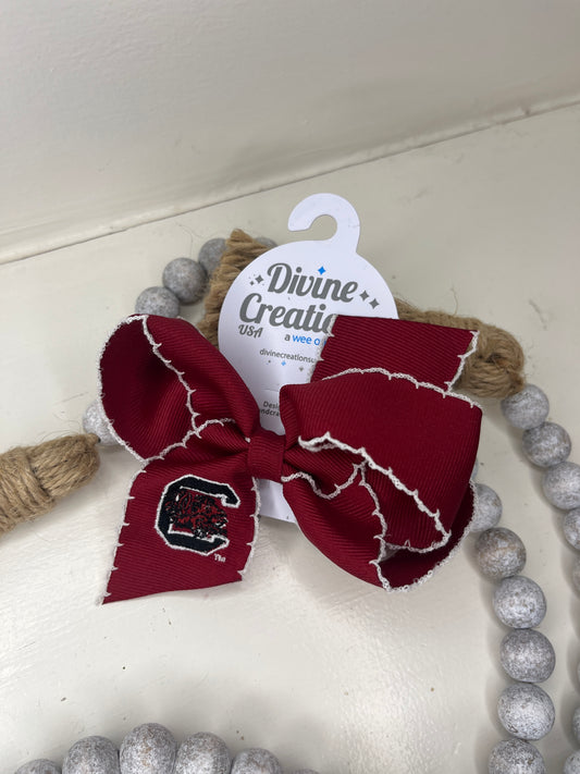 Wee Ones  - Moonstitch Bow - Carolina- Medium