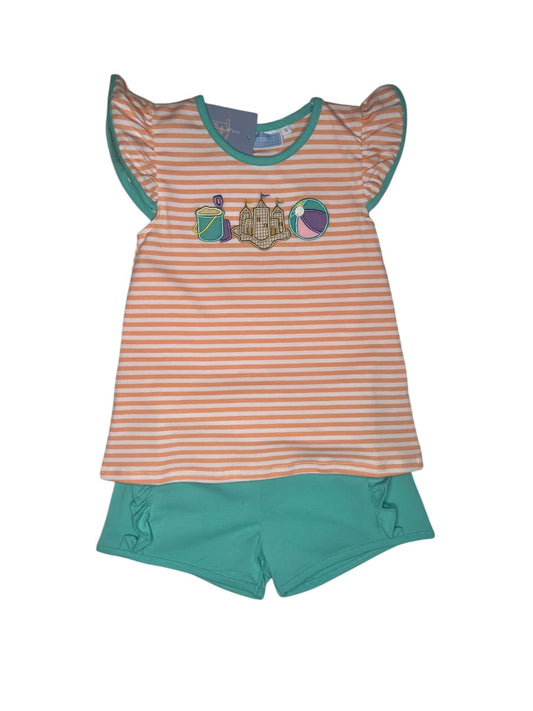 Sandcastle Girls Trio Flutter Short Set