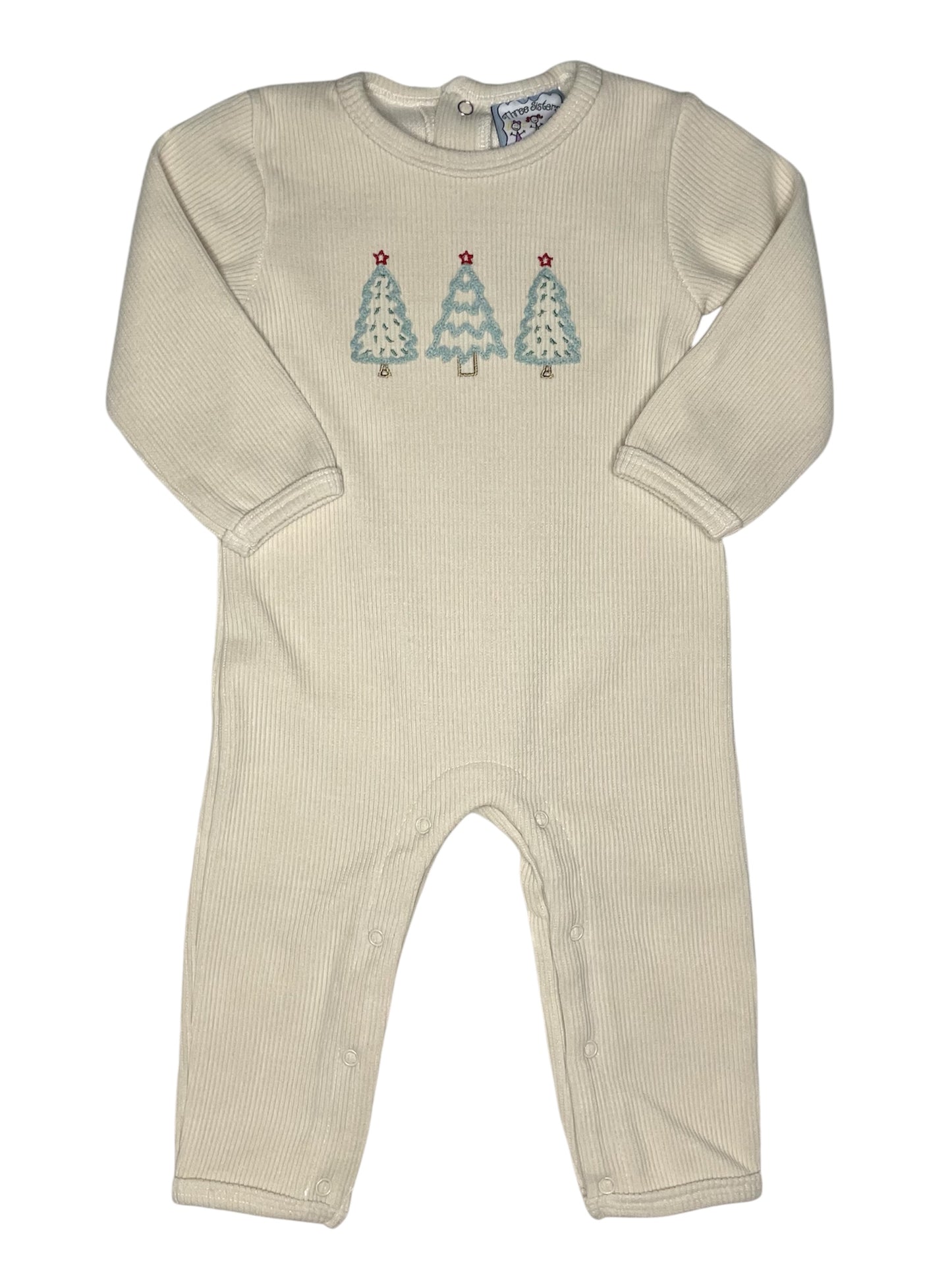 Three Sisters- O Christmas Tree Boys Romper
