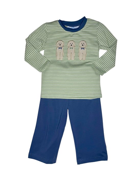 Trotter Street Boys Dog Pants Set