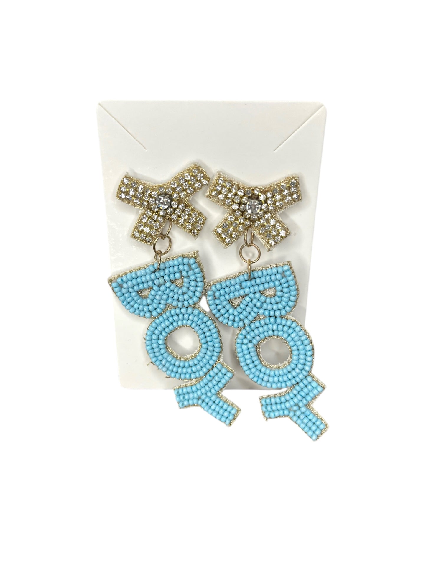 Boy/Girl Beaded Earrings