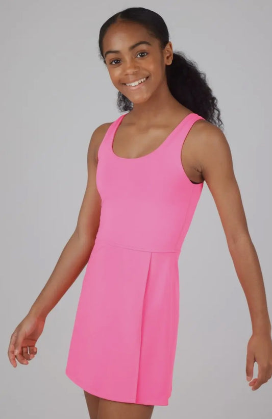 Girls Athletic Tennis Dress w/shorts