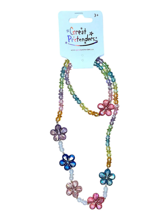 Blooming Beads Necklace & Bracelet Set
