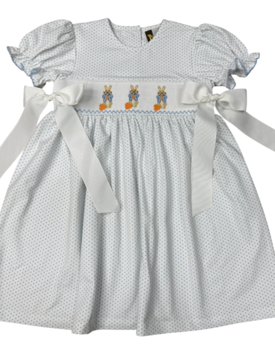 Banana Split Peter Rabbit Smocked Dress