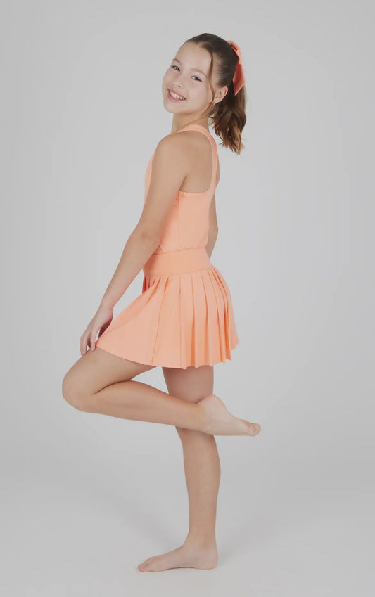 Racerback Tank, Skort & bow scrunchie 3 pc. set