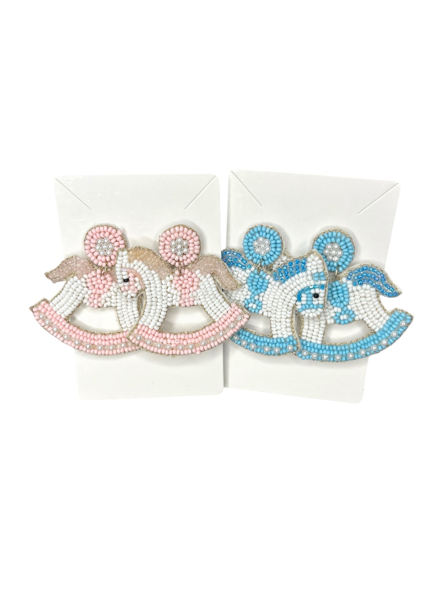 Rocking Horse Beaded Earrings