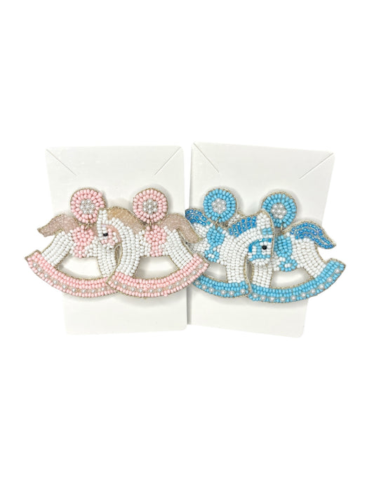 Rocking Horse Beaded Earrings